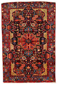 Nahavand Old Rug 162X240 Dark Red/Red Wool, Persia/Iran Carpetvista