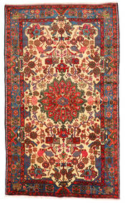 絨毯 ペルシャ ナハバンド オールド 154X262 レッド/茶色 (ウール, ペルシャ/イラン)