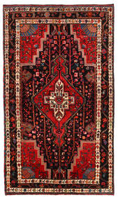Toiserkan Vloerkleed 147X255 Zwart/Rood Wol, Perzië/Iran Carpetvista