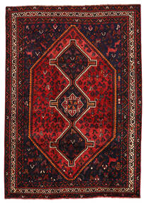  Persisk Shiraz Teppe 205X288 Mørk Rød/Rød (Ull, Persia/Iran)