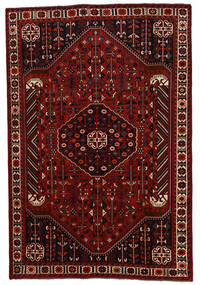  Persischer Shiraz Teppich 202X300 Dunkelrot/Braun (Wolle, Persien/Iran)