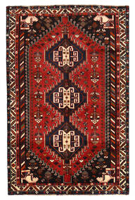  Shiraz Rug 160X247 Persian Wool Dark Red/Red Carpetvista