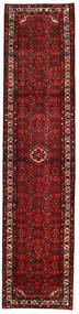  Hosseinabad Rug 90X385 Persian Wool Dark Red/Red Small Carpetvista