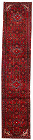 83X405 絨毯 アサダバード オリエンタル 廊下 カーペット ダークレッド/レッド (ウール, ペルシャ/イラン) Carpetvista