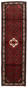 85X319 Tapis D'orient Hosseinabad De Couloir Marron/Rouge Foncé (Laine, Perse/Iran) Carpetvista