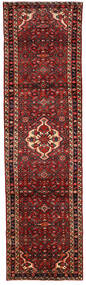 Alfombra Hosseinabad 86X317 De Pasillo Marrón/Rojo (Lana, Persia/Irán)