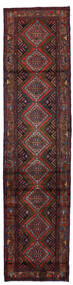 絨毯 オリエンタル ホセイナバード 77X318 廊下 カーペット ダークレッド/レッド (ウール, ペルシャ/イラン)