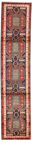 絨毯 ペルシャ アルデビル 68X311 廊下 カーペット レッド/ダークレッド (ウール, ペルシャ/イラン)