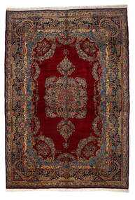 Tapete Kerman Fine Ca. 1980 345X505 Vermelho Escuro/Castanho Grande (Lã, Pérsia/Irão)