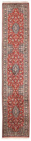 絨毯 オリエンタル カシミール ピュア シルク 65X315 廊下 カーペット レッド/オレンジ (絹, インド)