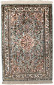  Kashmir Pure Silk Rug 65X96 Silk Brown/Grey Small Carpetvista