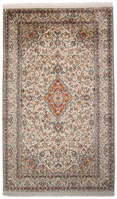  94X153 Kashmir Pure Silk Rug Brown/Beige India Carpetvista