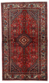  Persischer Asadabad Teppich 140X237 Dunkelrot/Rot (Wolle, Persien/Iran)