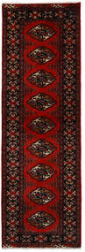 60X185 Tapete Turcomano Oriental Passadeira Vermelho Escuro/Vermelho (Lã, Pérsia/Irão) Carpetvista