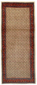 絨毯 オリエンタル サルーク Mir 86X200 廊下 カーペット 茶色/ベージュ (ウール, ペルシャ/イラン)