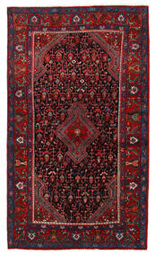  Orientalisk Nahavand Matta 123X210 Mörkrosa/Röd Ull, Persien/Iran Carpetvista