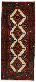 Hosseinabad Matot Matto 72X170 Käytävämatto Tummanpunainen/Beige Villa, Persia/Iran Carpetvista