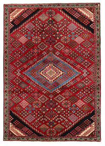 Alfombra Oriental Saveh 138X196 Rojo/Marrón (Lana, Persia/Irán)