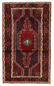 117X197 Alfombra Oriental Hamadan Rojo Oscuro/Rojo (Lana, Persia/Irán) Carpetvista