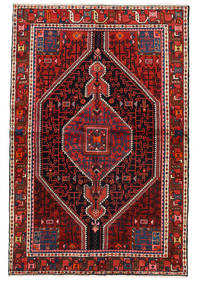  Persialainen Toiserkan Matot Matto 131X200 Tummanpunainen/Punainen (Villa, Persia/Iran)