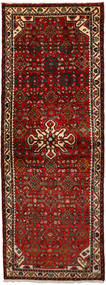 Hosseinabad Teppich 74X207 Läufer Rot/Dunkelrot Wolle, Persien/Iran Carpetvista