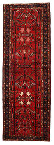 Tappeto Persiano Hamadan 105X305 Passatoie Rosso Scuro/Rosso (Lana, Persia/Iran)