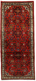 Hosseinabad Matot Matto 74X168 Käytävämatto Punainen/Tummanpunainen Villa, Persia/Iran Carpetvista