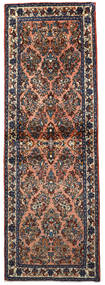 Sarouk Rug Rug 74X220 Runner
 Dark Pink/Brown Wool, Persia/Iran Carpetvista