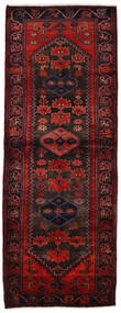 107X319 Dywan Hamadan Orientalny Chodnikowy Ciemnoczerwony/Czerwony (Wełna, Persja/Iran) Carpetvista