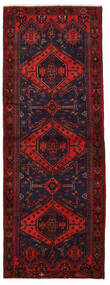 絨毯 ペルシャ ハマダン 105X293 廊下 カーペット ダークピンク/ダークレッド (ウール, ペルシャ/イラン)
