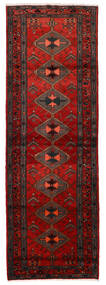 絨毯 オリエンタル ハマダン 104X315 廊下 カーペット 茶色/レッド (ウール, ペルシャ/イラン)
