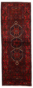 絨毯 ペルシャ ハマダン 105X296 廊下 カーペット ダークレッド/レッド (ウール, ペルシャ/イラン)