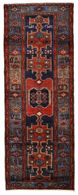  Hamadan Rug 109X290 Persian Wool Dark Pink/Red Small Carpetvista