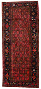 132X204 絨毯 オリエンタル ハマダン ダークレッド/レッド (ウール, ペルシャ/イラン) Carpetvista