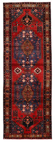 Hamadan Rug 102X297 Runner
 Red/Dark Pink Wool, Persia/Iran Carpetvista
