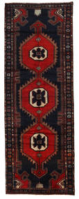 絨毯 ペルシャ ハマダン 104X293 廊下 カーペット ダークレッド/レッド (ウール, ペルシャ/イラン)
