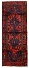 Hamadan Rug 114X300 Runner
 Red/Dark Pink Wool, Persia/Iran Carpetvista