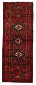 Hamadan Rug 108X290 Runner
 Dark Red/Red Wool, Persia/Iran Carpetvista
