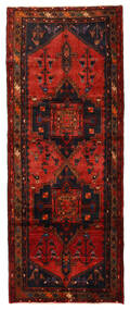 Hamadan Rug 113X288 Runner
 Dark Red/Red Wool, Persia/Iran Carpetvista