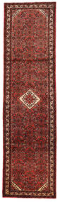 Tapete Hosseinabad 79X301 Passadeira Vermelho/Vermelho Escuro (Lã, Pérsia/Irão)