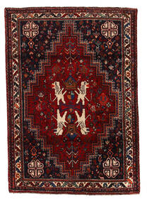 Shiraz Rug Rug 124X175 Dark Red/Red Wool, Persia/Iran Carpetvista