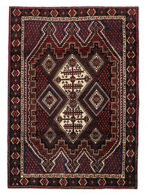  Oosters Afshar/Sirjan Vloerkleed 120X166 Donkerrood/Rood Wol, Perzië/Iran Carpetvista
