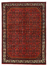 150X209 Dywan Orientalny Hosseinabad Brunatny/Czerwony (Wełna, Persja/Iran) Carpetvista