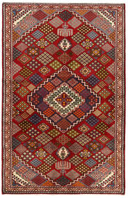 135X212 絨毯 ナハバンド オリエンタル 茶色/レッド (ウール, ペルシャ/イラン) Carpetvista