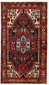  113X202 Nahavand Rug Dark Red/Red Persia/Iran Carpetvista