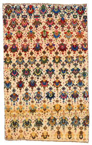 114X184 Tappeto Moroccan Berber - Afghanistan Moderno Beige/Marrone (Lana, Afghanistan) Carpetvista
