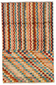  Moroccan Berber - Afghanistan 116X180 ウール 絨毯 ベージュ/オレンジ 小 Carpetvista