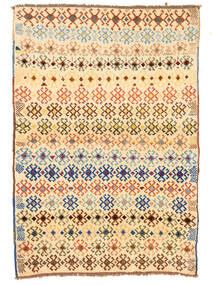 100X145 Moroccan Berber - Afghanistan Rug Modern Beige/Brown (Wool, Afghanistan) Carpetvista