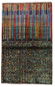 Moroccan Berber - Afghanistan 88X140 Wool Rug Dark Grey/Red Small Carpetvista