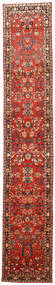  Persischer Lillian Teppich 90X502 Rot/Braun Carpetvista